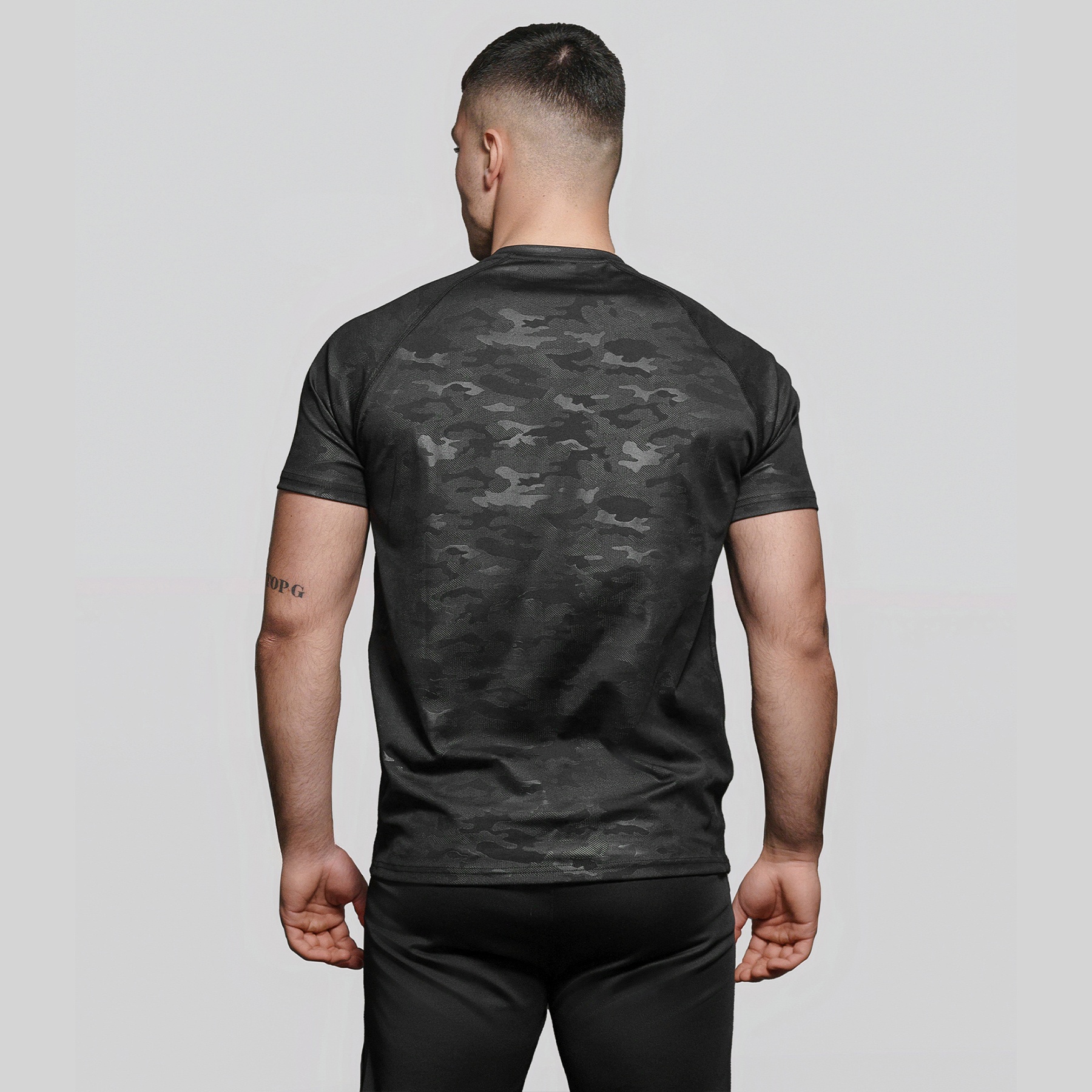 Active Camo T-Shirt - Black