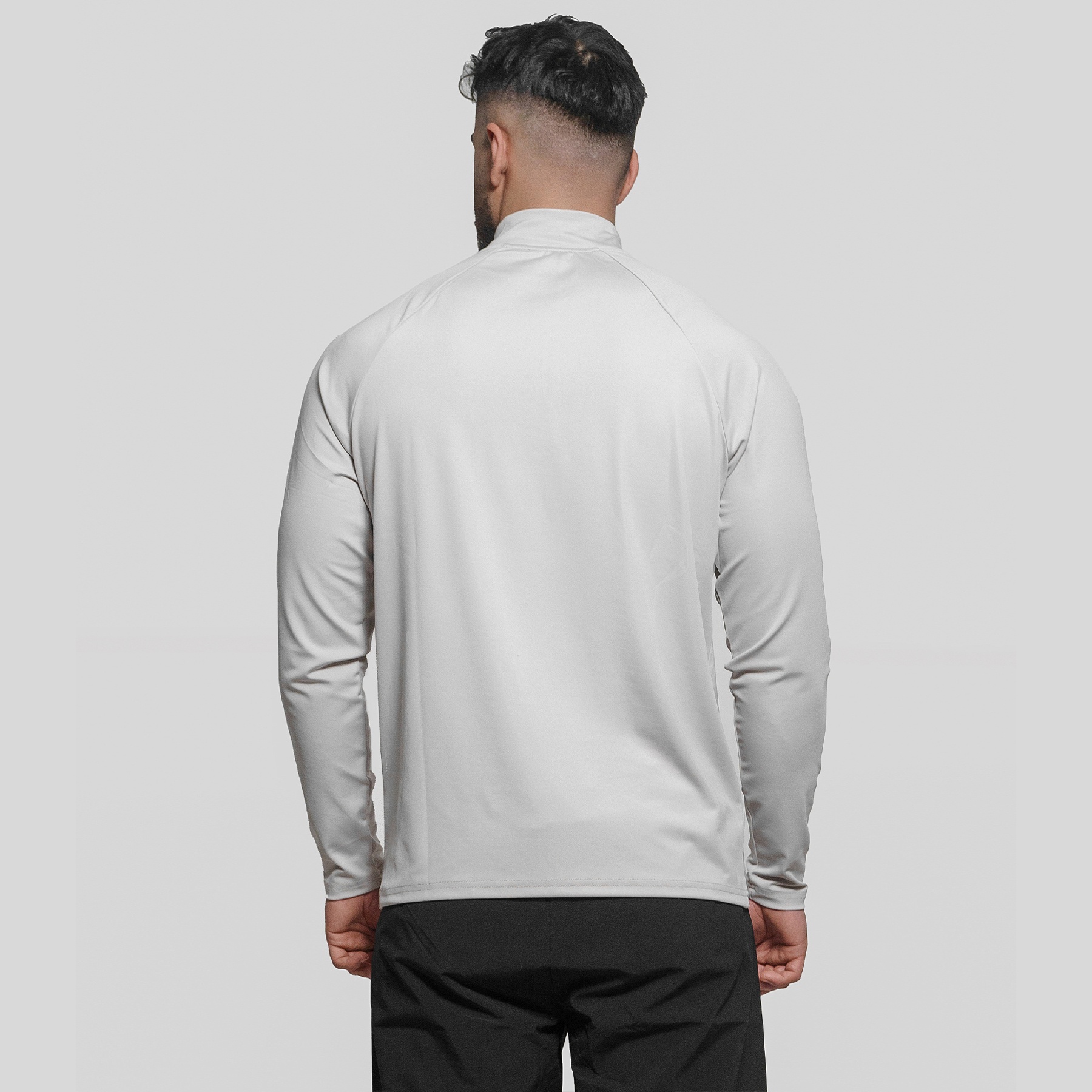 Airflow Half Zipped Top - Grey