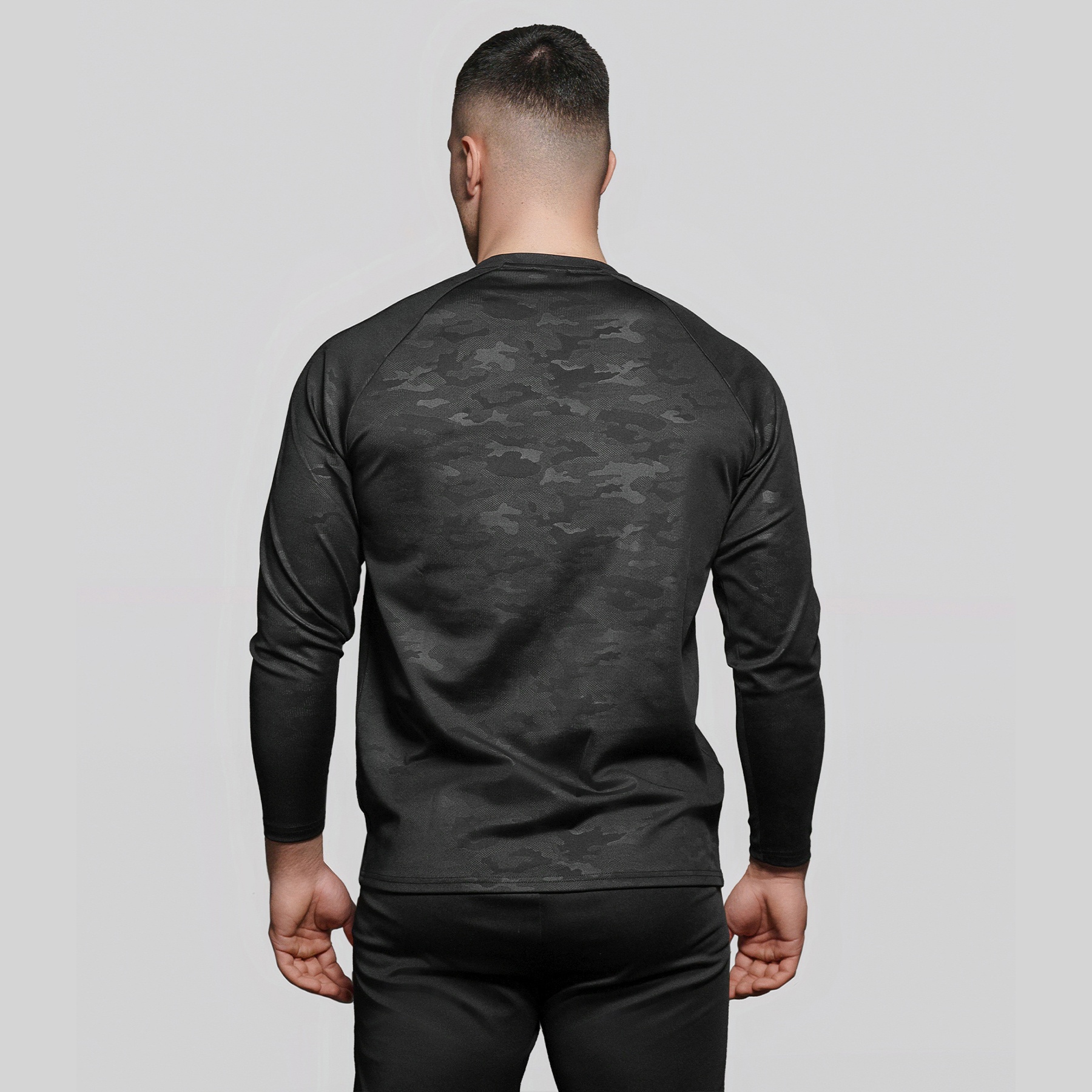 Active Camo Long Sleeves - Black