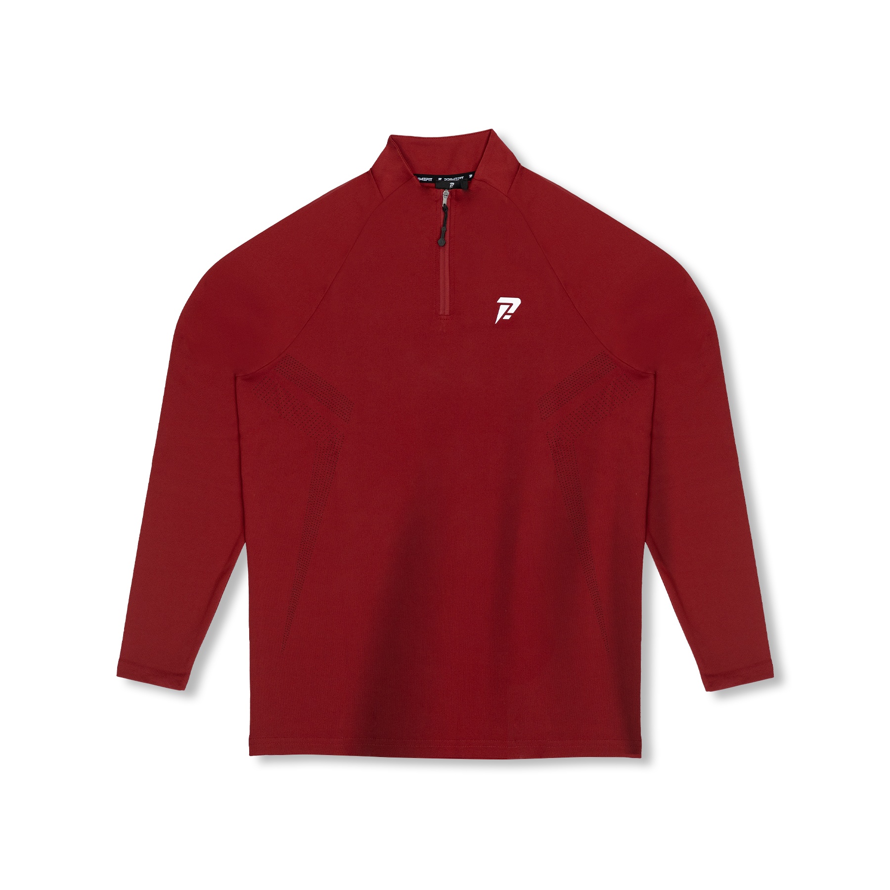 Airflow Half Zipped Top - Cherry