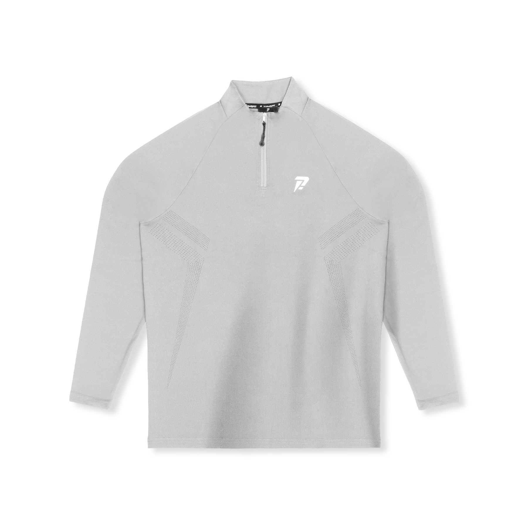 Airflow Half Zipped Top - Grey