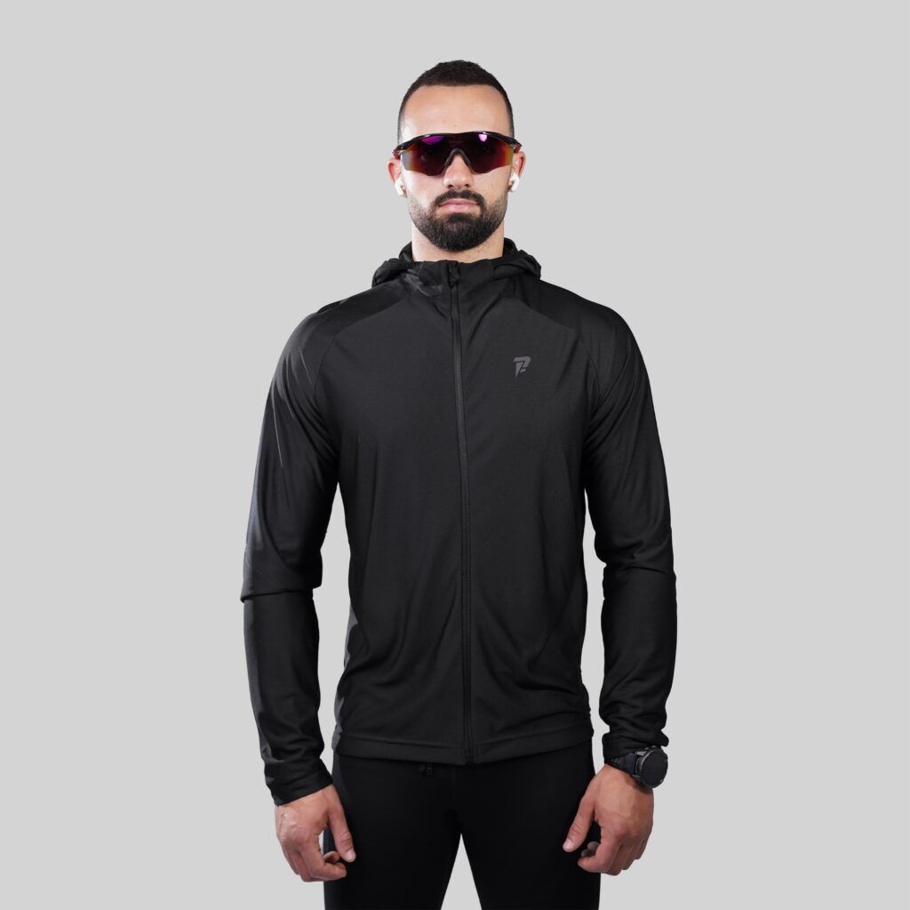 Phantom Zip Hoodie - Black
