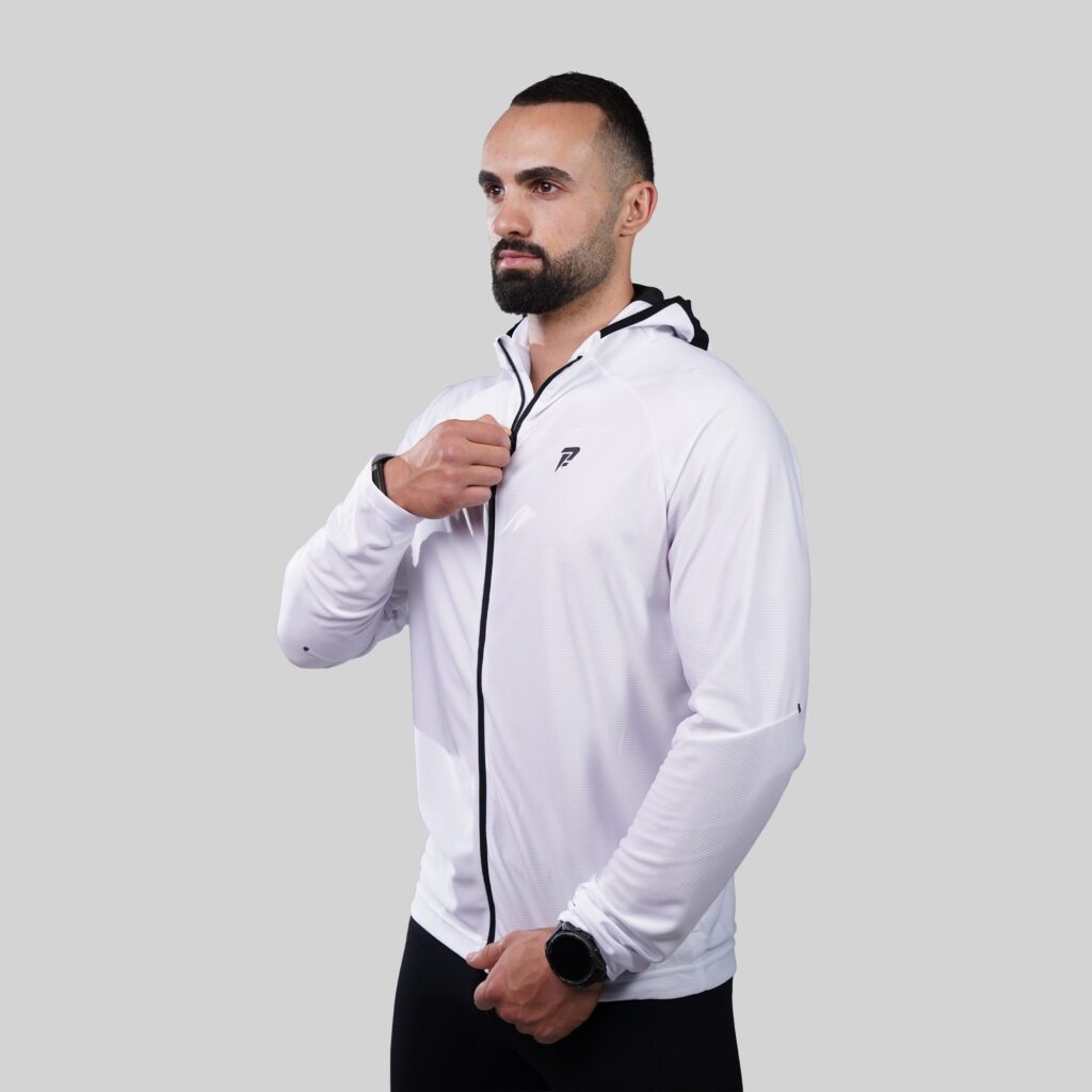 Phantom Zip Hoodie - White