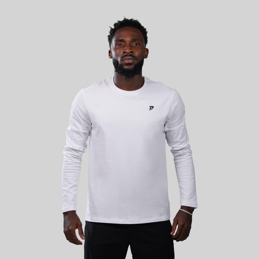 Essential Long Tee - White